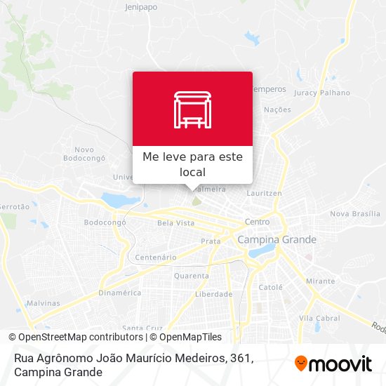 Rua Agrônomo João Maurício Medeiros, 361 mapa