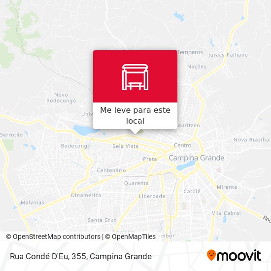 Rua Condé D'Eu, 355 mapa