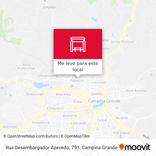 Rua Desembargador Azevedo, 791 mapa