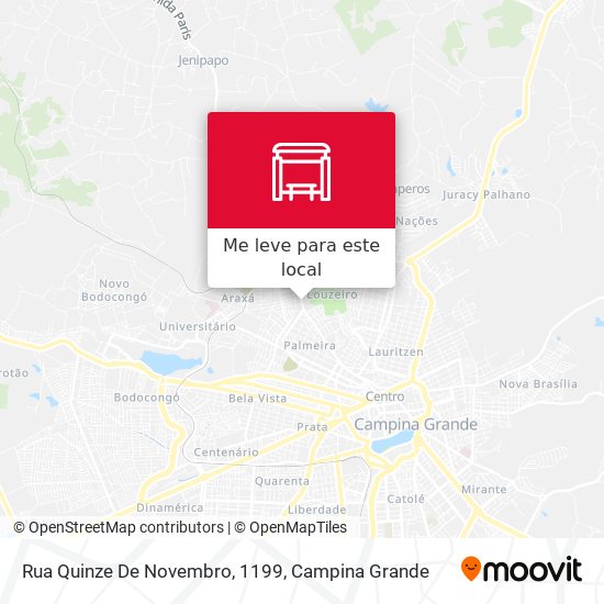 Rua Quinze De Novembro, 1199 mapa