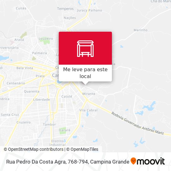 Rua Pedro Da Costa Agra, 768-794 mapa