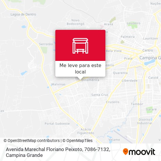 Avenida Marechal Floriano Peixoto, 7086-7132 mapa