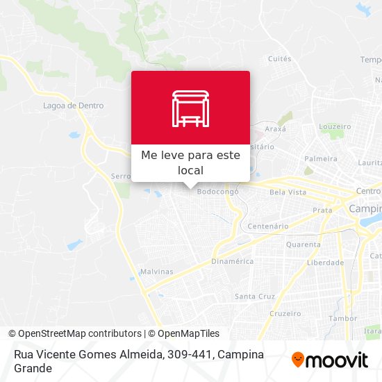 Rua Vicente Gomes Almeida, 309-441 mapa
