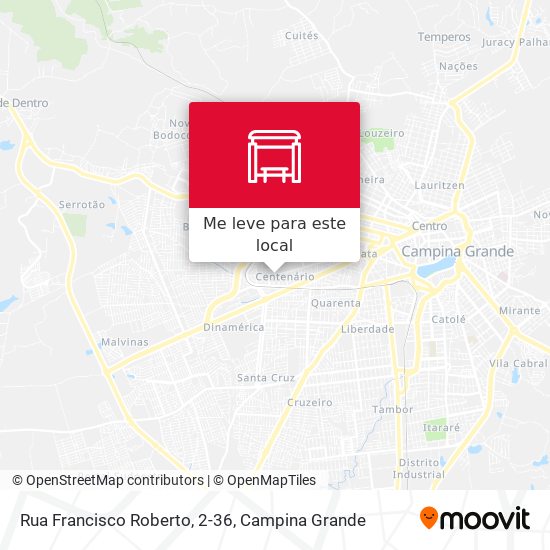Rua Francisco Roberto, 2-36 mapa