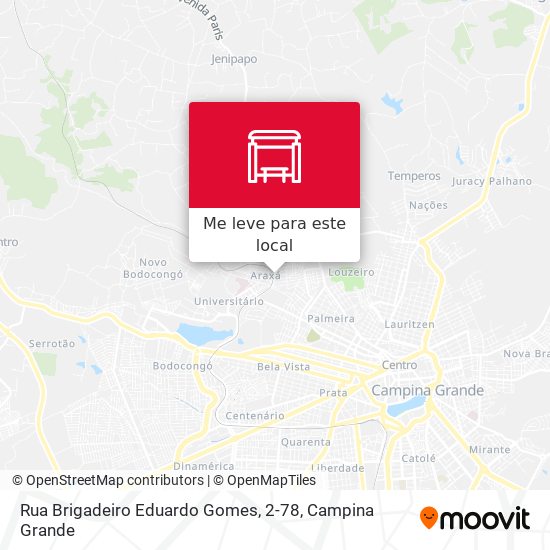Rua Brigadeiro Eduardo Gomes, 2-78 mapa