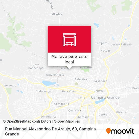 Rua Manoel Alexandrino De Araújo, 69 mapa