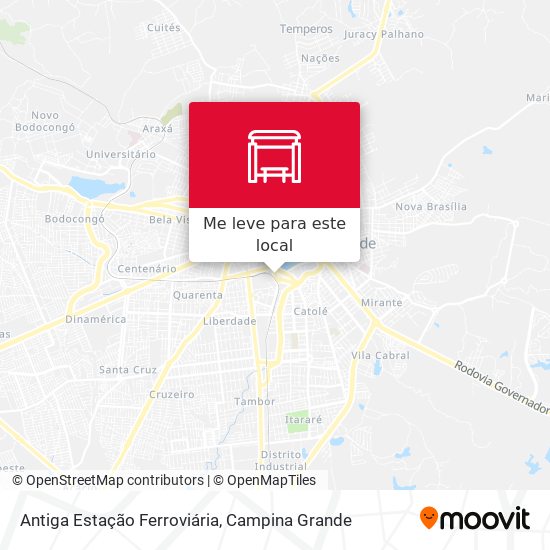 Antiga Estação Ferroviária mapa