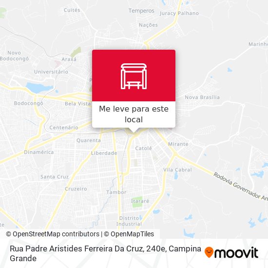 Rua Padre Aristides Ferreira Da Cruz, 240e mapa