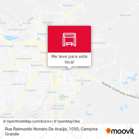 Rua Raimundo Nonato De Araújo, 1050 mapa
