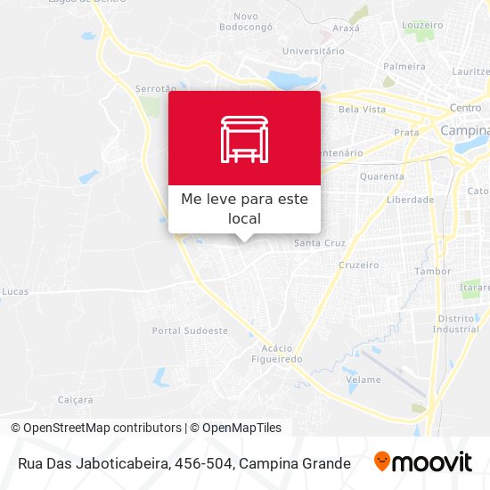 Rua Das Jaboticabeira, 456-504 mapa