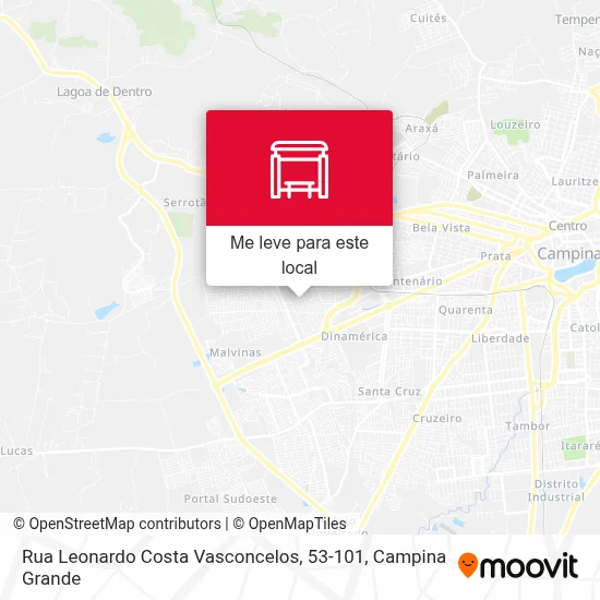 Rua Leonardo Costa Vasconcelos, 53-101 mapa