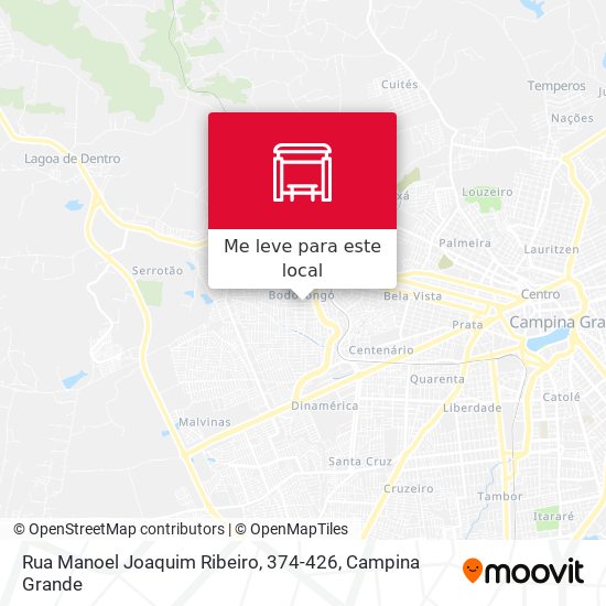Rua Manoel Joaquim Ribeiro, 374-426 mapa