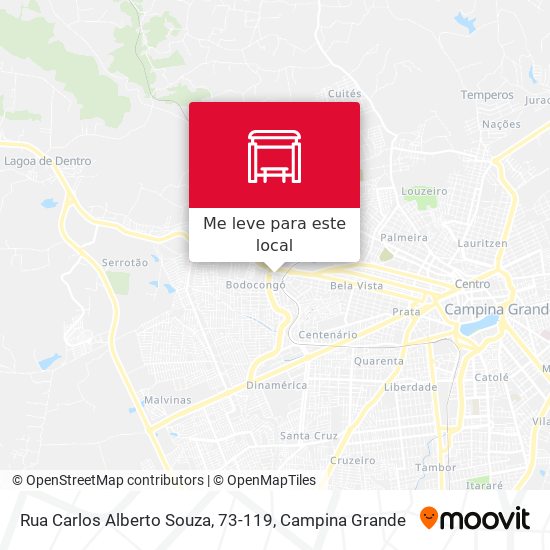 Rua Carlos Alberto Souza, 73-119 mapa