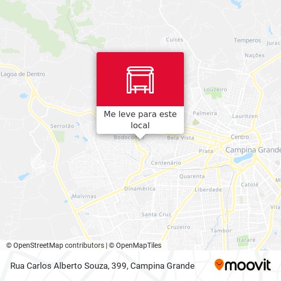 Rua Carlos Alberto Souza, 399 mapa