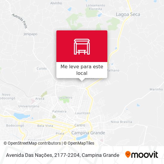Avenida Das Nações, 2177-2204 mapa