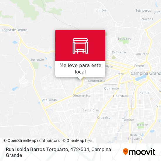 Rua Isolda Barros Torquarto, 472-504 mapa