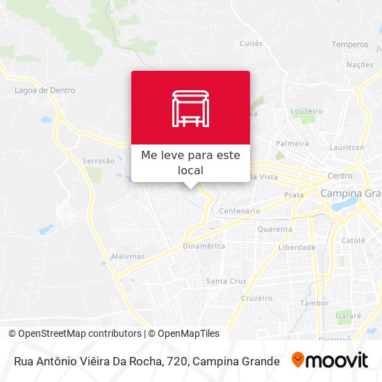 Rua Antônio Viêira Da Rocha, 720 mapa