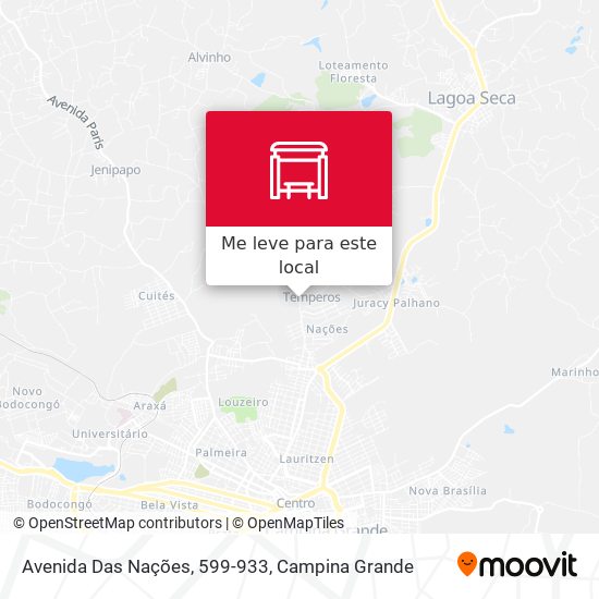 Avenida Das Nações, 599-933 mapa