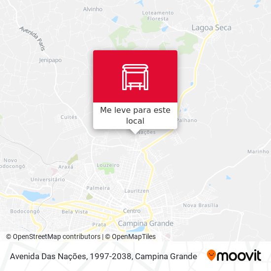Avenida Das Nações, 1997-2038 mapa