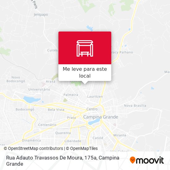 Rua Adauto Travassos De Moura, 175a mapa