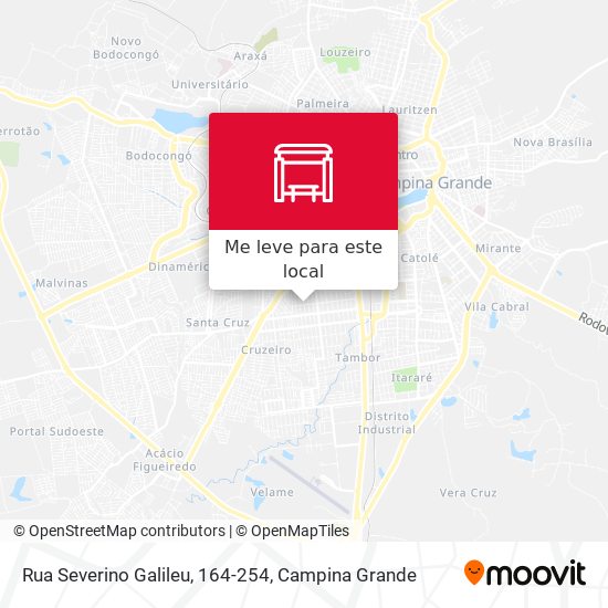 Rua Severino Galileu, 164-254 mapa