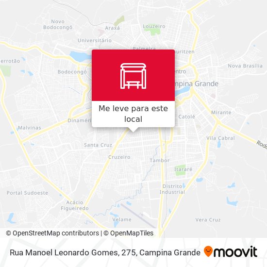 Rua Manoel Leonardo Gomes, 275 mapa