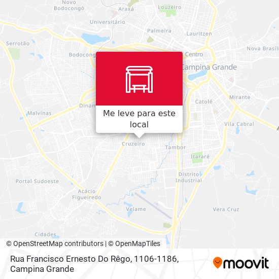 Rua Francisco Ernesto Do Rêgo, 1106-1186 mapa
