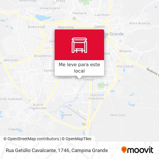 Rua Getúlio Cavalcante, 1746 mapa