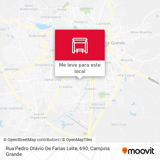 Rua Pedro Otávio De Farias Leite, 690 mapa