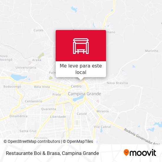 Restaurante Boi & Brasa mapa