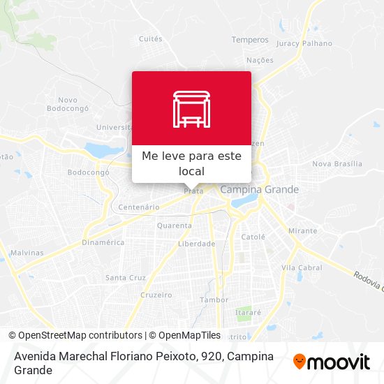 Avenida Marechal Floriano Peixoto, 920 mapa