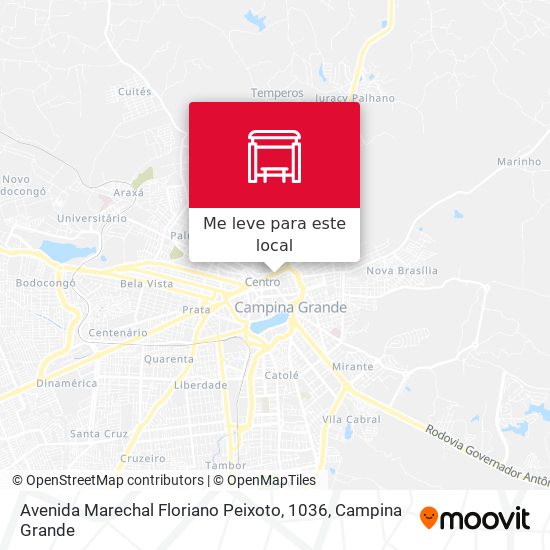Avenida Marechal Floriano Peixoto, 1036 mapa
