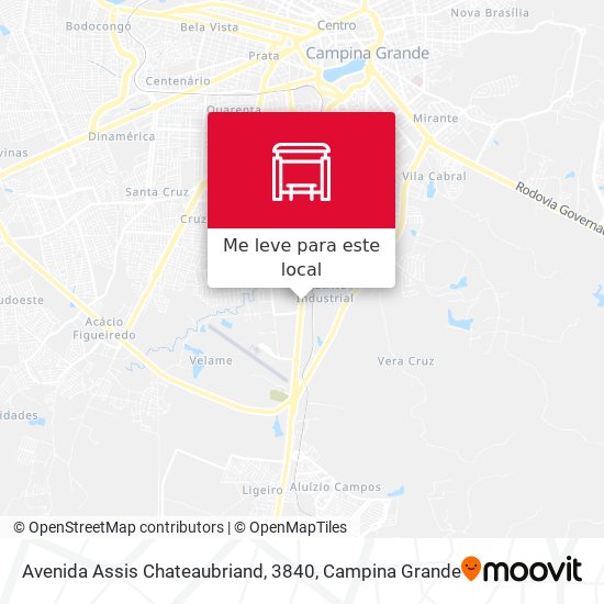 Avenida Assis Chateaubriand, 3840 mapa