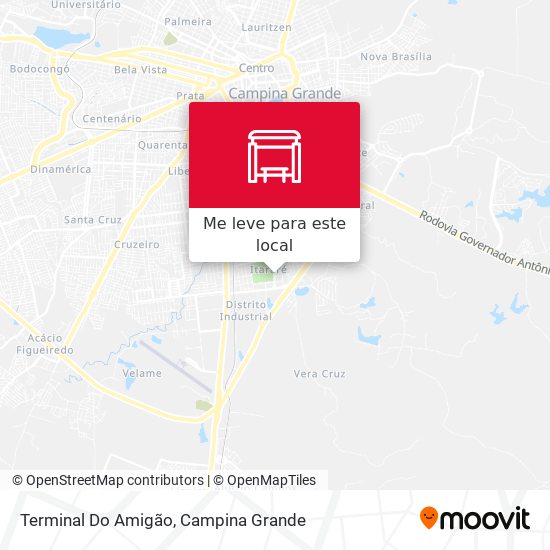 Terminal Do Amigão mapa