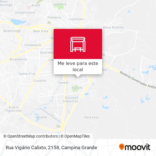 Rua Vigário Calixto, 2158 mapa