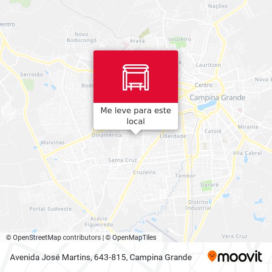 Avenida José Martins, 643-815 mapa