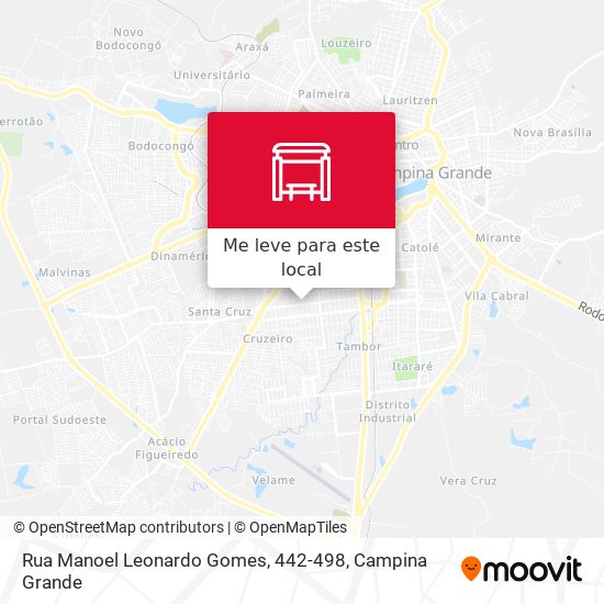 Rua Manoel Leonardo Gomes, 442-498 mapa