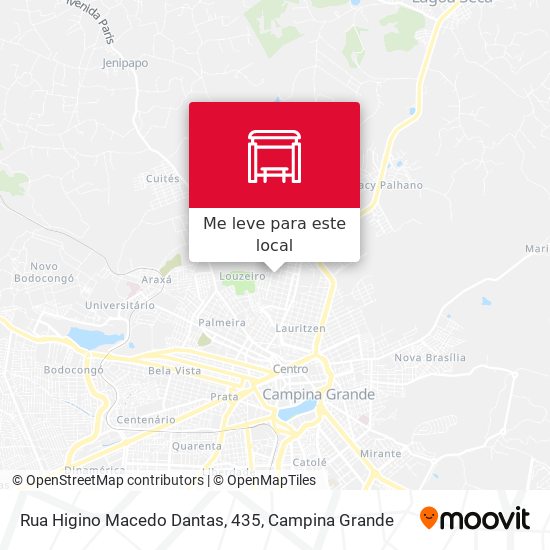 Rua Higino Macedo Dantas, 435 mapa