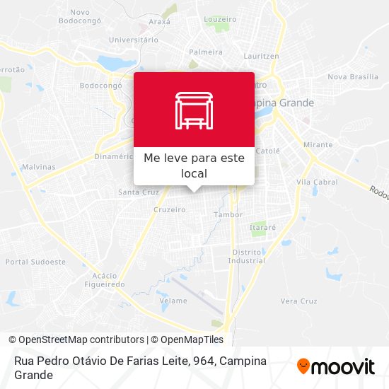 Rua Pedro Otávio De Farias Leite, 964 mapa