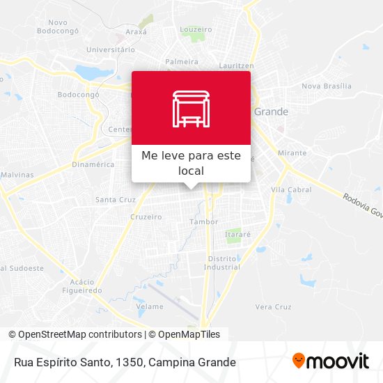 Rua Espírito Santo, 1350 mapa