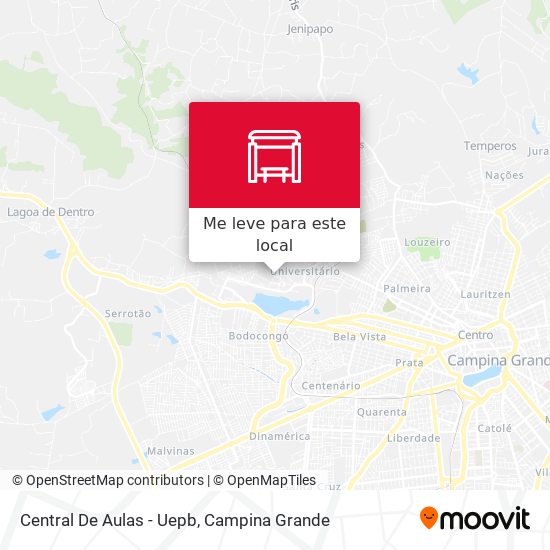 Central De Aulas - Uepb mapa