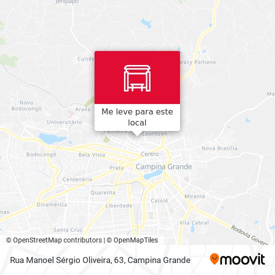 Rua Manoel Sérgio Oliveira, 63 mapa