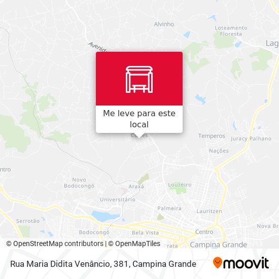 Rua Maria Didita Venâncio, 381 mapa