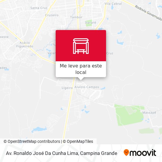 Av. Ronaldo José Da Cunha Lima mapa