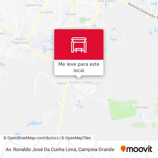 Av. Ronaldo José Da Cunha Lima mapa