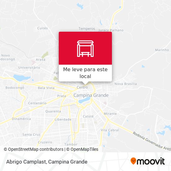 Abrigo Camplast mapa