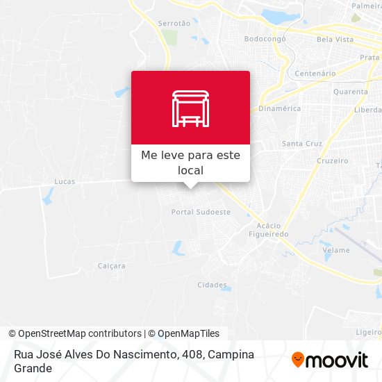 Rua José Alves Do Nascimento, 408 mapa