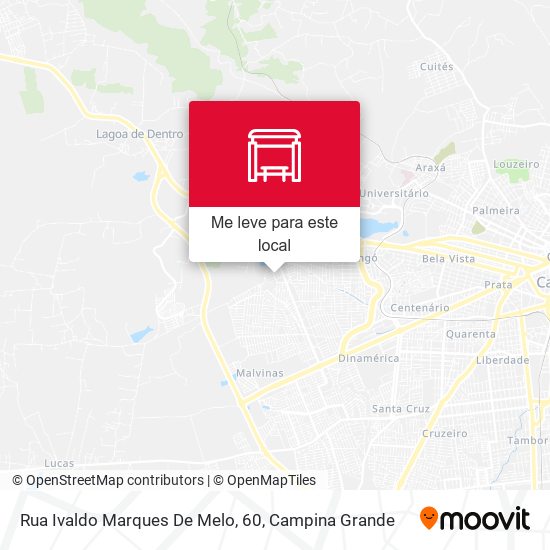 Rua Ivaldo Marques De Melo, 60 mapa