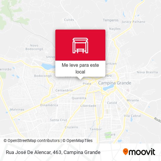 Rua José De Alencar, 463 mapa