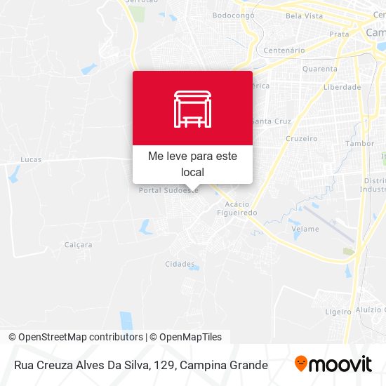 Rua Creuza Alves Da Silva, 129 mapa